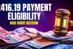 £416.19 Payment Eligibility