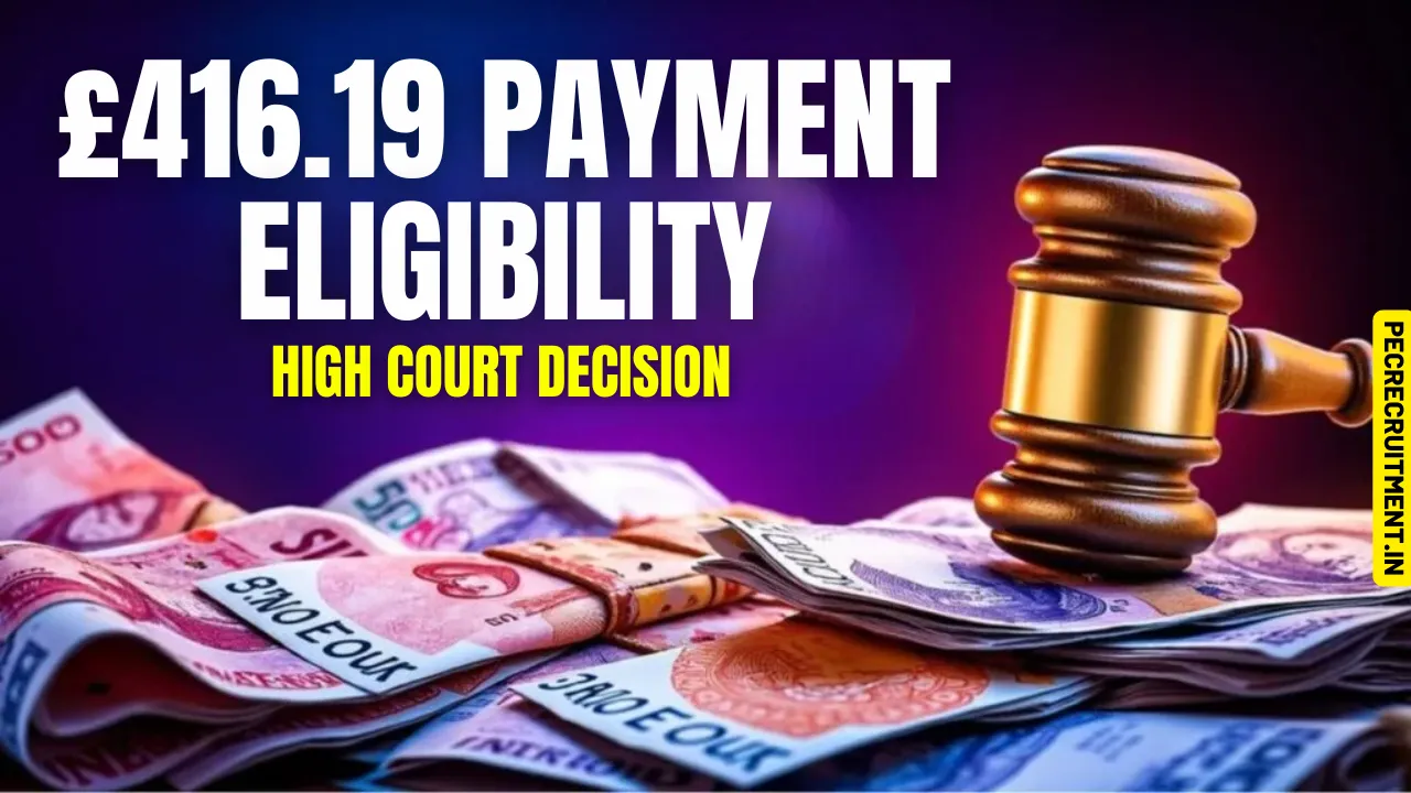 £416.19 Payment Eligibility