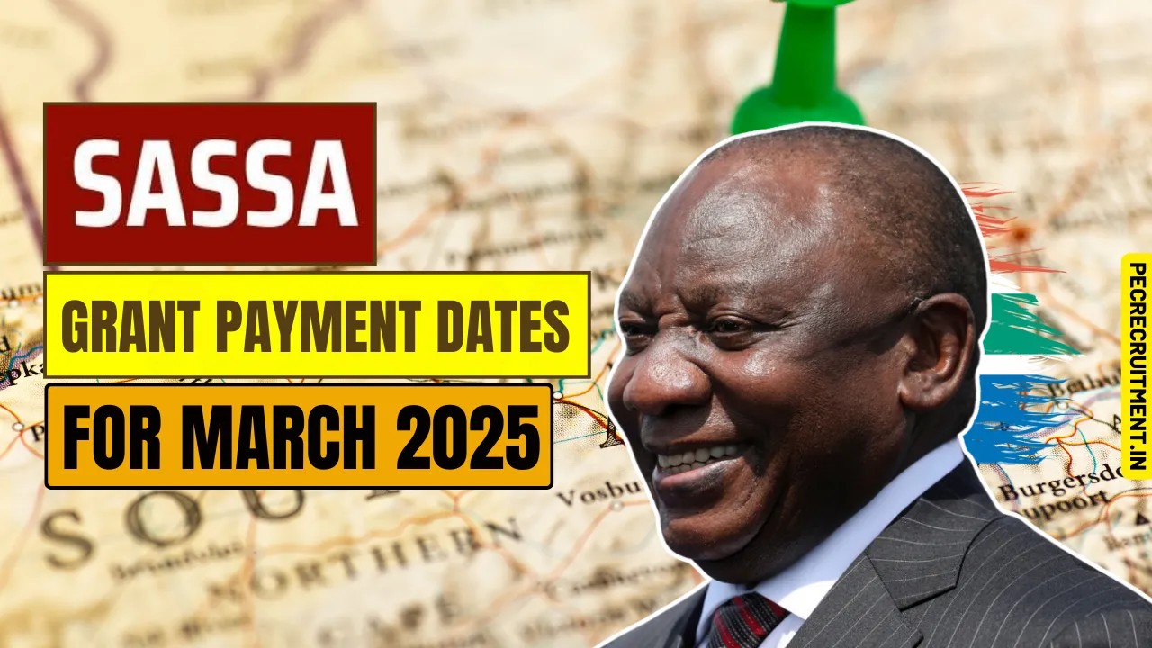 SASSA Grant Payment Dates for March 2025