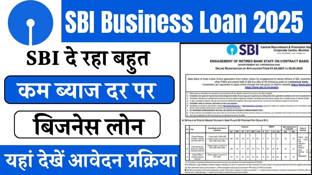 SBI Business Loan 2025